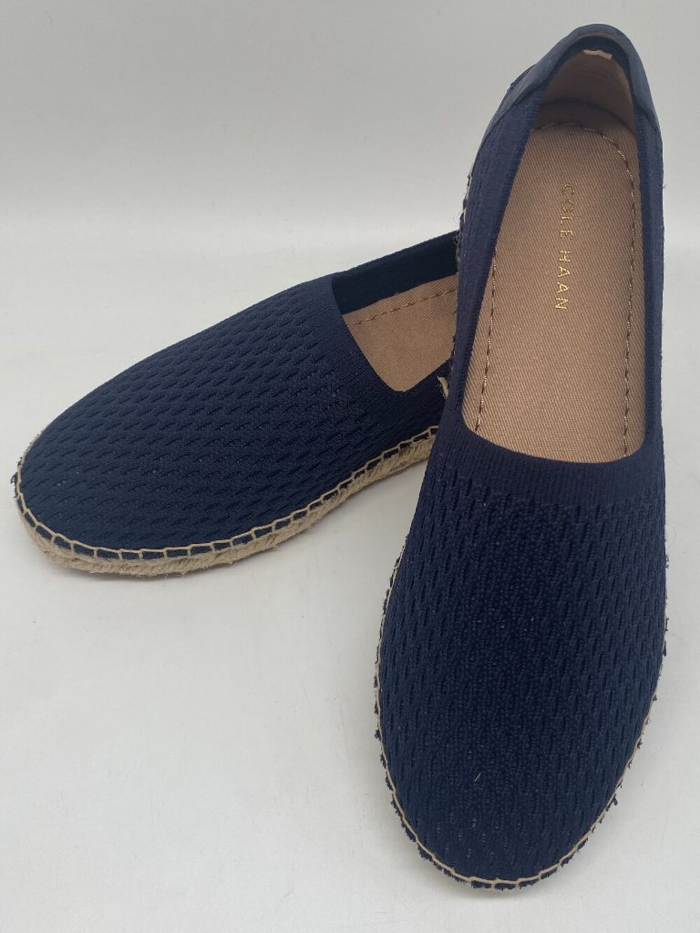 COLE HAAN CLOUDFEEL KNIT SLIP ON ESPADRILLES SHOES US WOMEN SIZE 6B